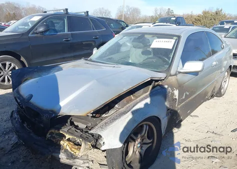 2002 BMW 330Ci из США, поврежденный, VIN WBABN53472PH02154